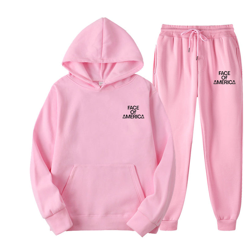 PLUSH SWEATSHIRT HOODIE SET (UNISEX)