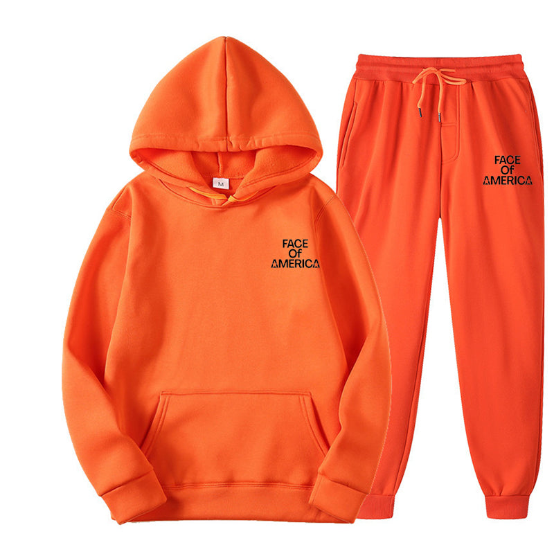 PLUSH SWEATSHIRT HOODIE SET (UNISEX)