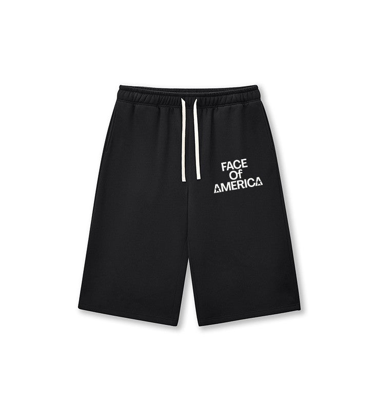 Unisex Everyday Comfort Long Drawstring Shorts