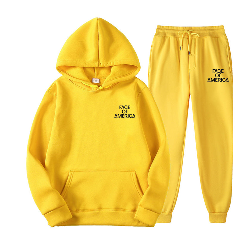 PLUSH SWEATSHIRT HOODIE SET (UNISEX)