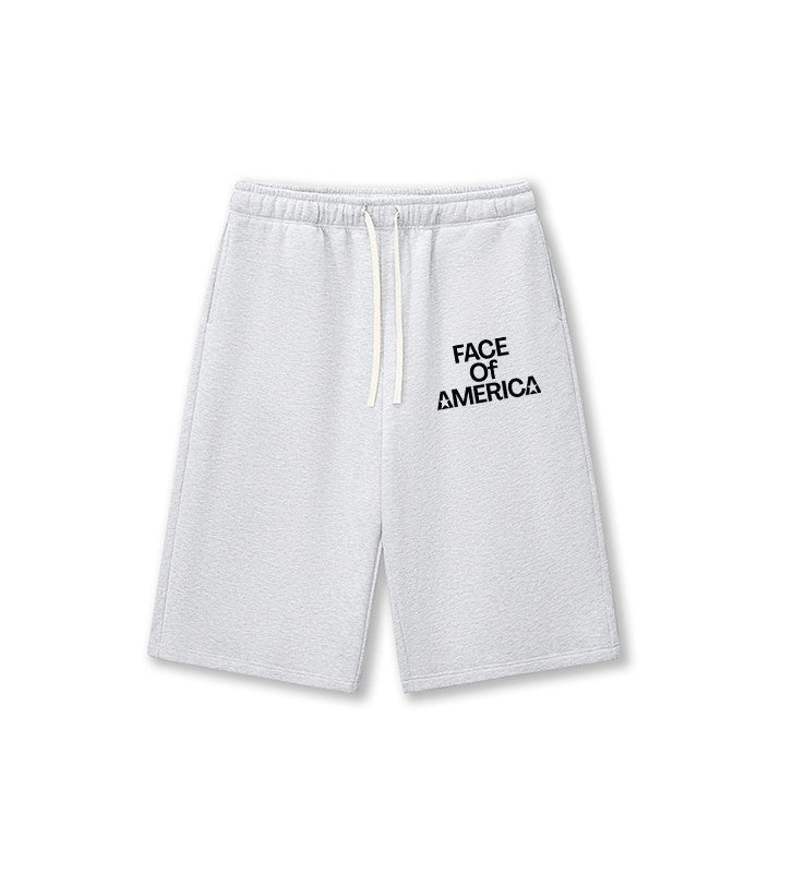 Unisex Everyday Comfort Long Drawstring Shorts